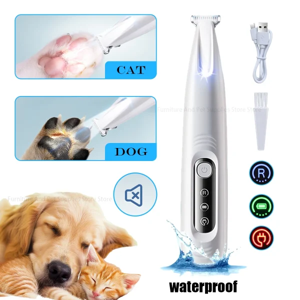 Fully Waterproof Pet Hair Trimmer